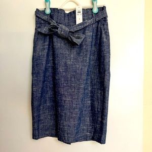 NWT Ann Taylor belted pencil skirt size 4